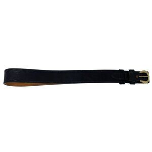 STRONG Mens Heavy Duty Very Well Made Leather Belt Size 36 Solid Brass Buckle
